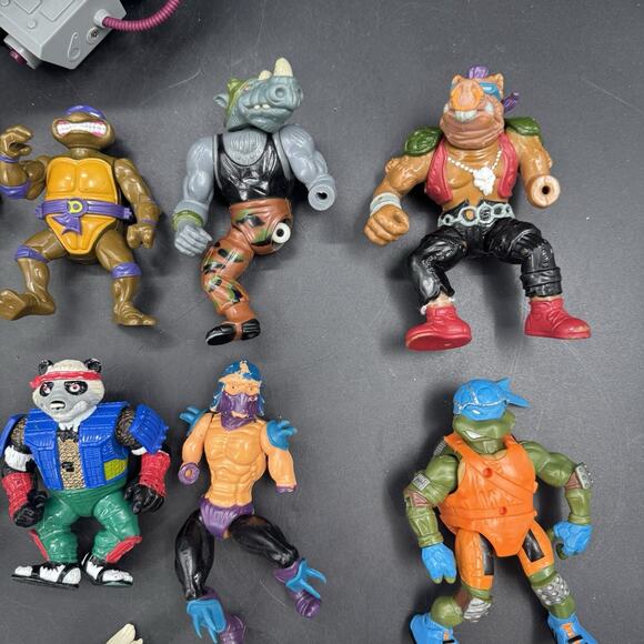 Vintage TMNT Technodrome And 15 Action Figures Lot Mirage Studios 1990s - Picture 4 of 14
